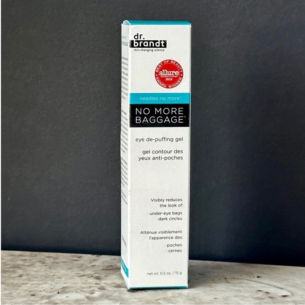 Dr Brandt Needles No More No More Baggage eye gel NEW IN BOX